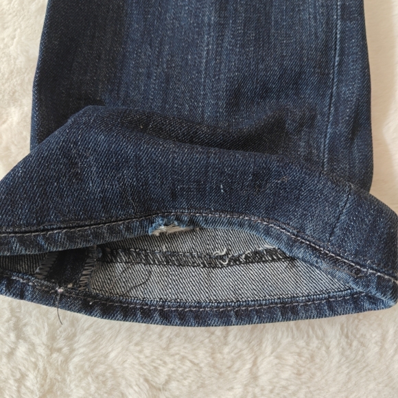 Rock Republic Jeans Womens 28 Blue Straight Leg Dark Wash Denim Low-rise Pink - Picture 9 of 9